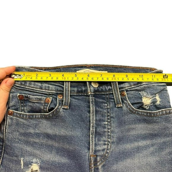 Levi's Button Fit Mid Wash Wedgie Skinny Jeans Womens 25 - Picture 3 of 5